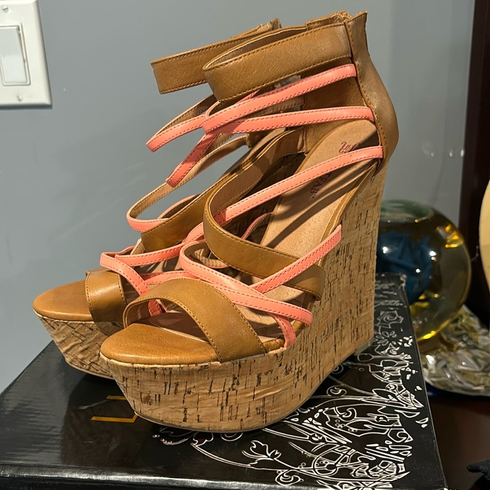 Just Fab Platform Wedge sandals
